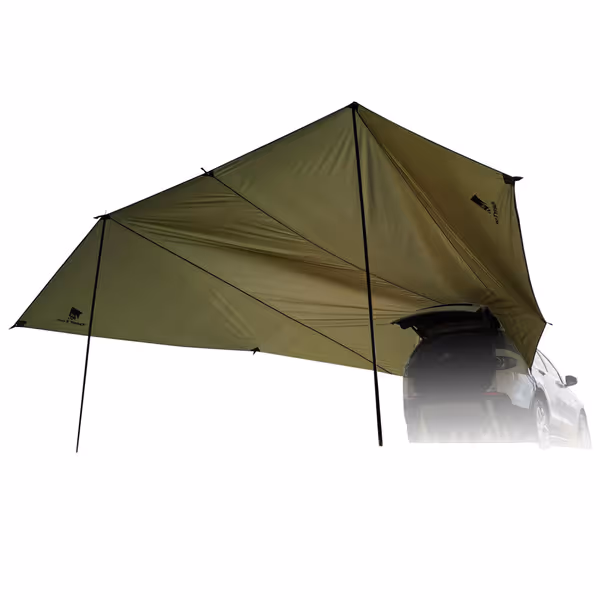 GEERTOP Large Car Awning Tarp